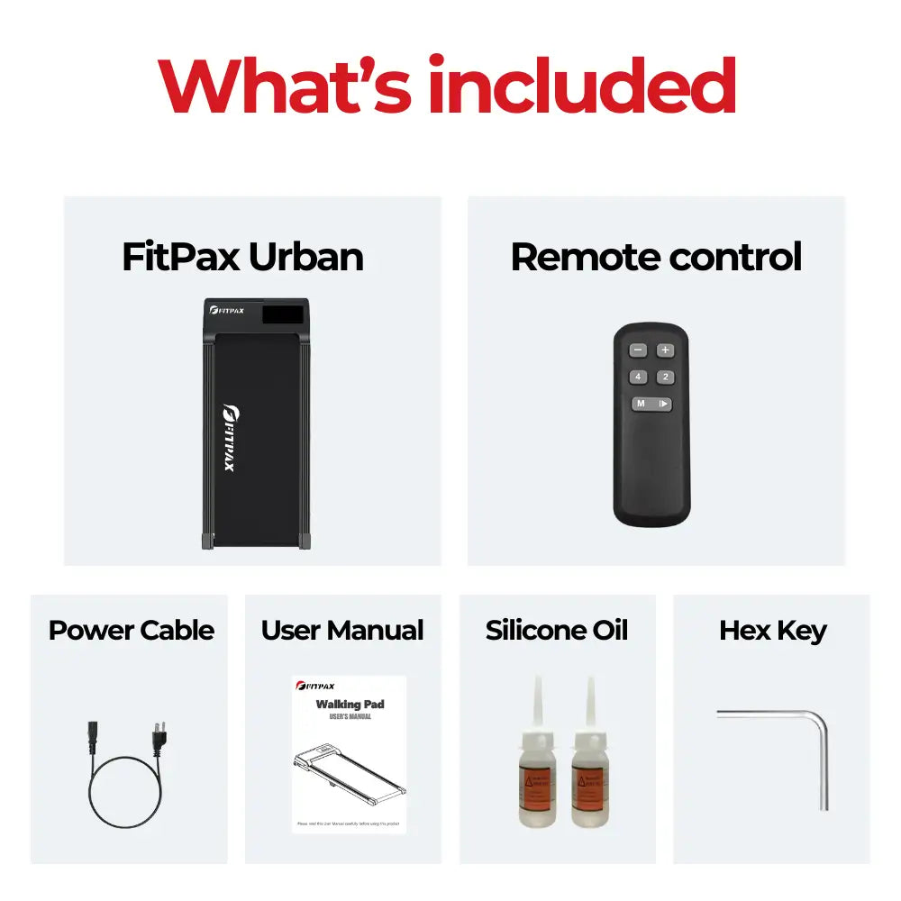 FitPax Urban Walking Pad | Under-Desk Treadmill with App Control