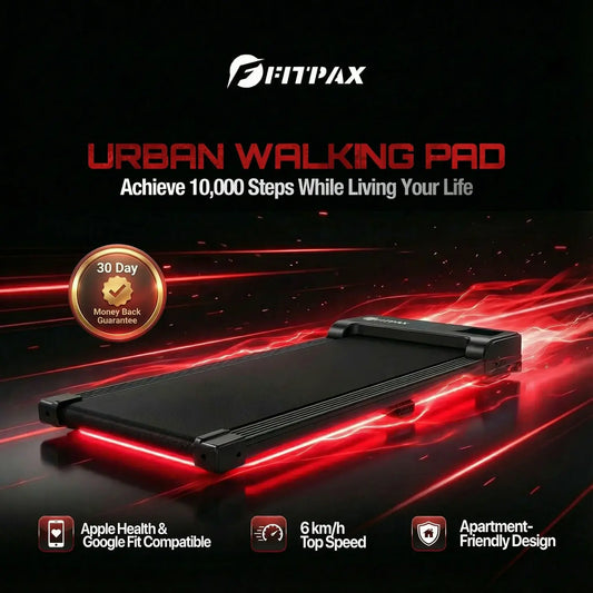 FitPax Urban Walking Pad | Under-Desk Treadmill with App Control