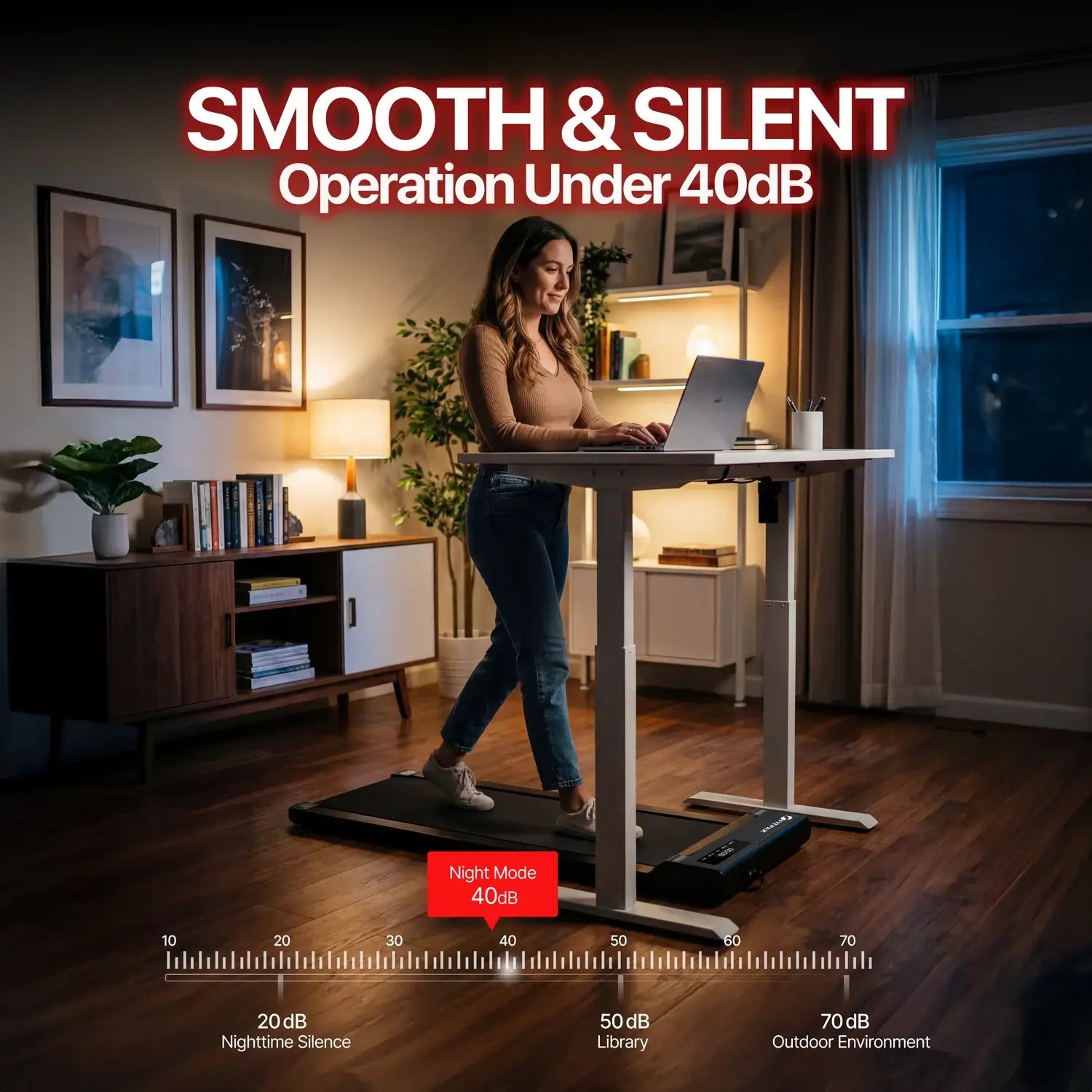 FitPax Urban Walking Pad | Under-Desk Treadmill with App Control