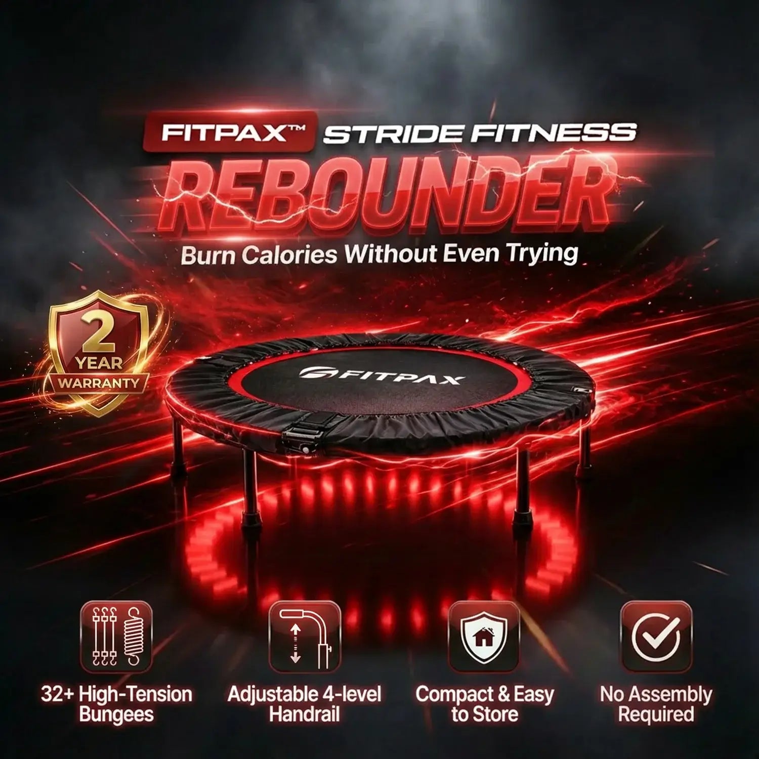 FitPax Stride - At Home Fitness Rebounder