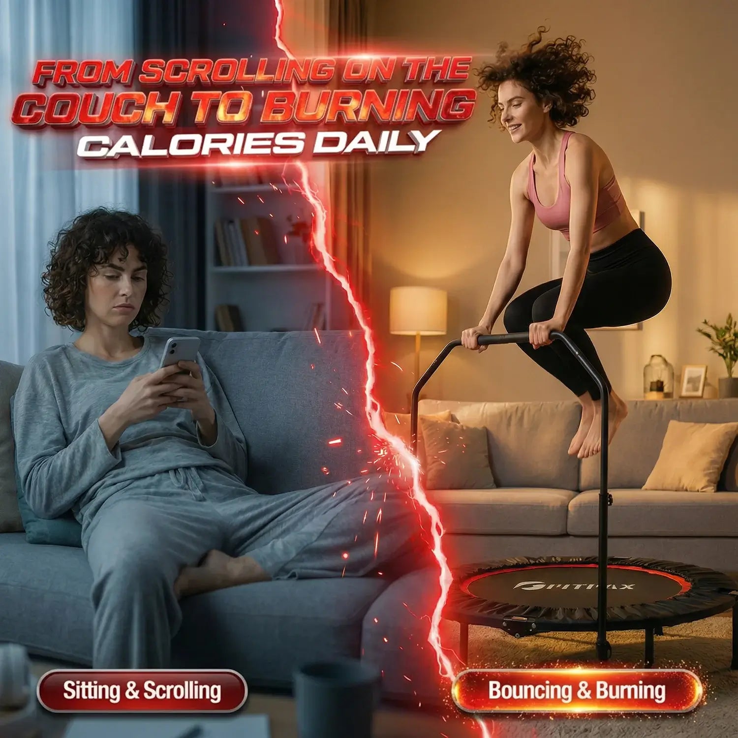 FitPax Stride - At Home Fitness Rebounder