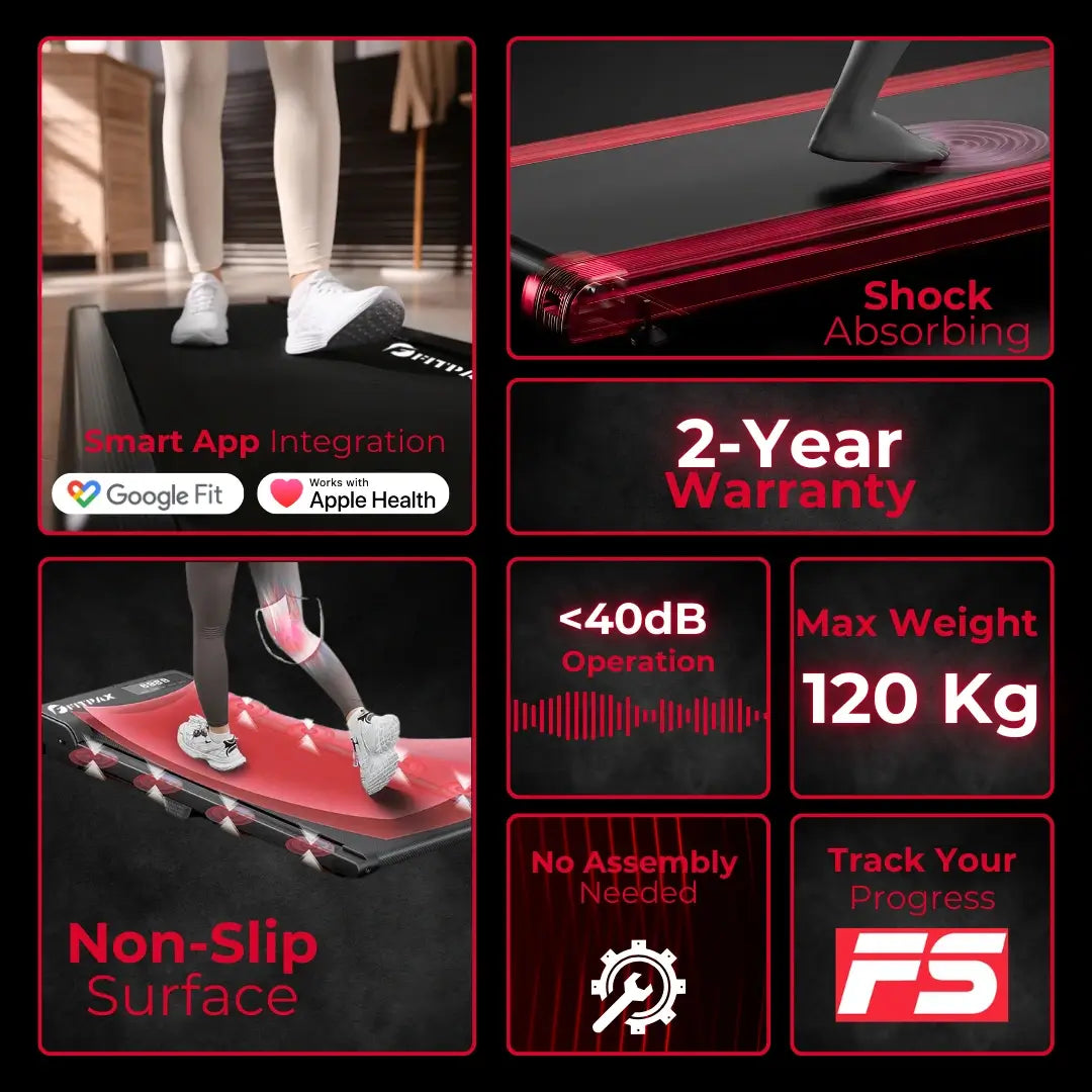 FitPax Urban Walking Pad | Under-Desk Treadmill with App Control